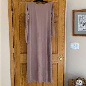 Long sleeve maternity dress